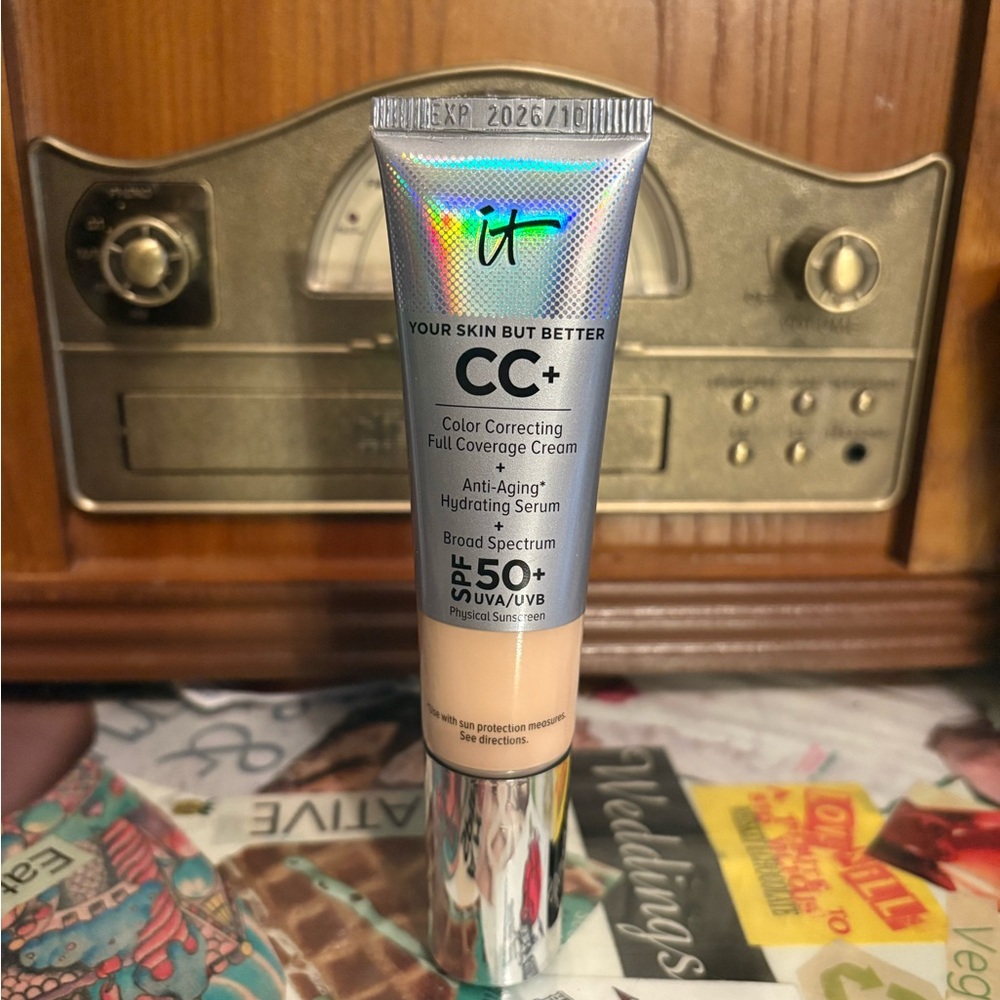 IT Cosmetics CC+ Cream Foundation with SPF 50 (Full Size) - Fair
